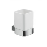 Portaspazzolini da muro in acciaio inox, alluminio e Cromall SG10 Gedy serie SPLUGA Cromato