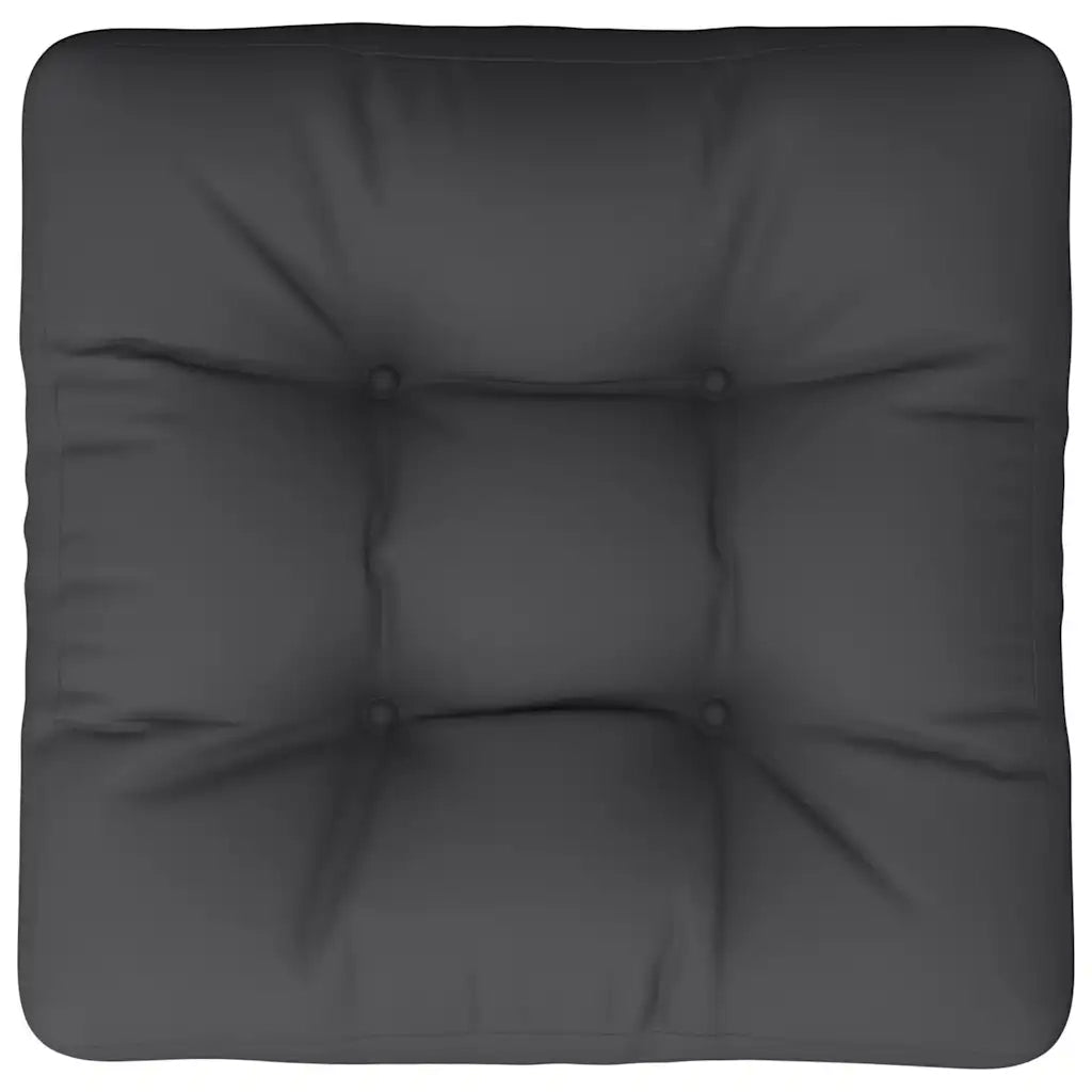 Cuscino per pallet | Cuscini per sedie Nero 50x50x12 cm in Tessuto