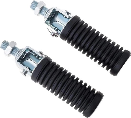 Sostegno Pedale Posteriore per Motociclo, Pedali a 10 MM, in Alluminio, Set a Due Pezzi, Destro e Sinistro
