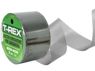 NASTRO RIPARATORE ZANZARIERA FIBRA VETRO- - mm.50 x mt.2 - 5 pezzi T-REX