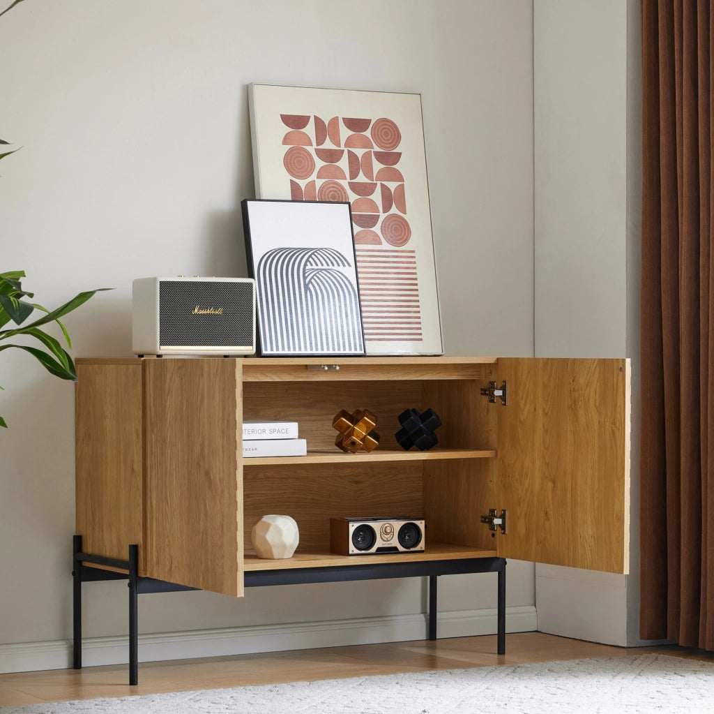 Mobile contenitore moderno naturale 100x40x75 cm