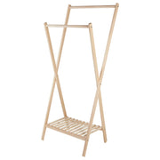 Appendiabiti in marrone chiaro di abete 155 cm