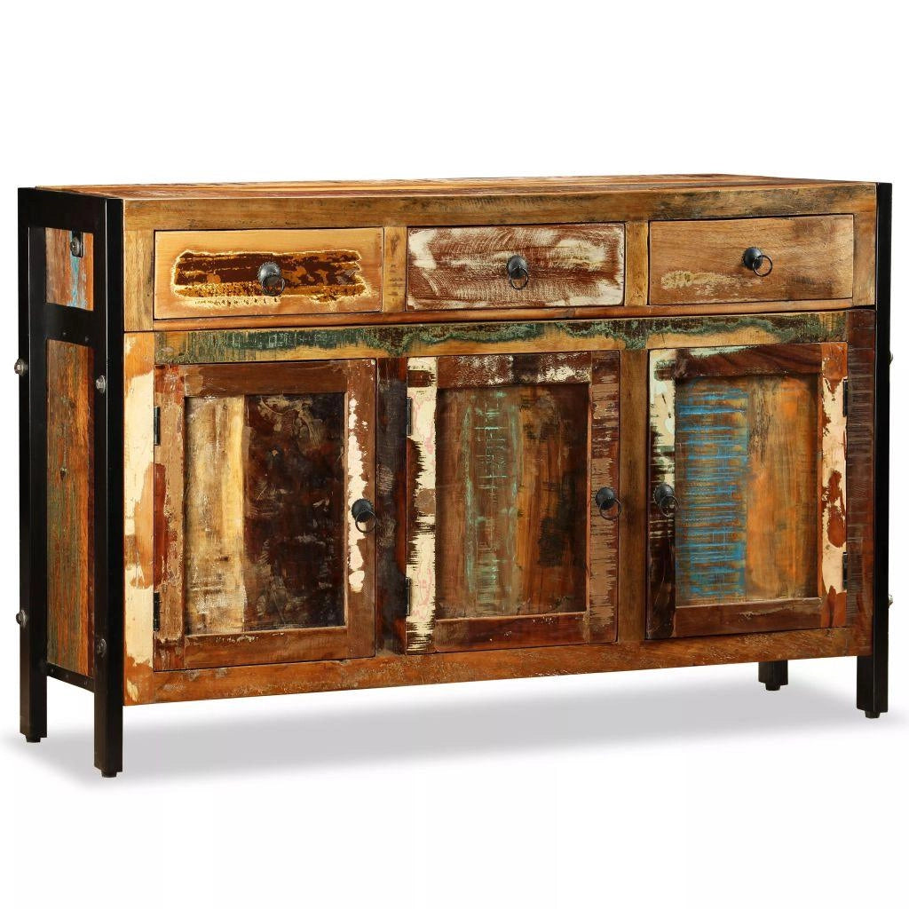 Buffet credenza mobiletto consolle mobile contenitore legno massello di recupero 120 cm 4402181