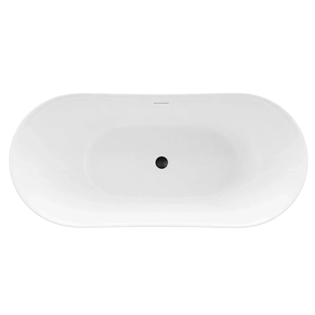 Vasca Bagno Da Terra Rea Ferrano Slim 180 Copritappo rame spazzolato