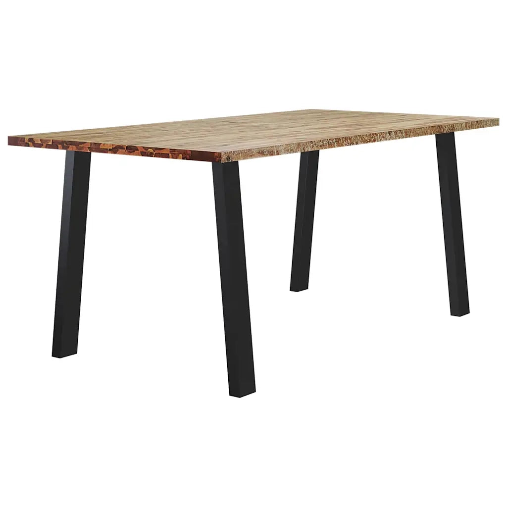 Tavolo da Pranzo 150x90x75 cm in Legno Massello di Acacia 353298