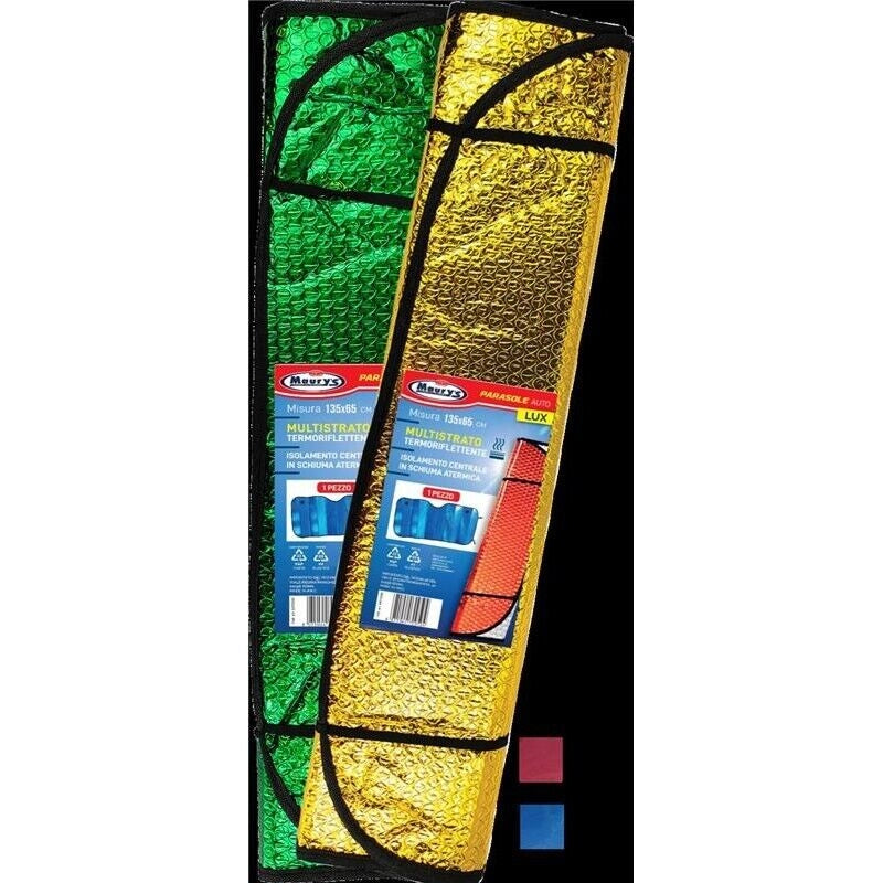 PARASOLE PER AUTO 130X60 CM MULTISTRATO IN COLORAZIONE ASSORTITA