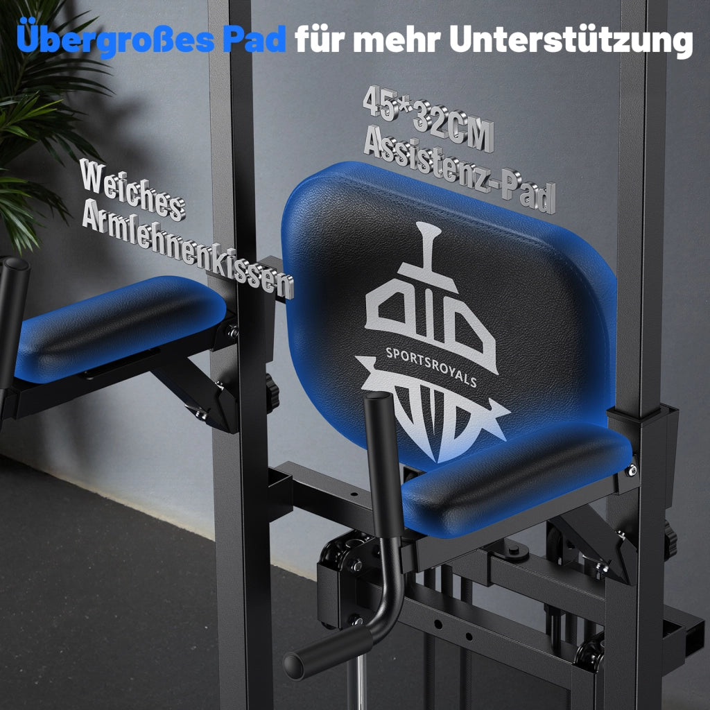 Power Tower Dip Station - Xylo - Stazione Multifunzione per Trazioni e Dip 204kg