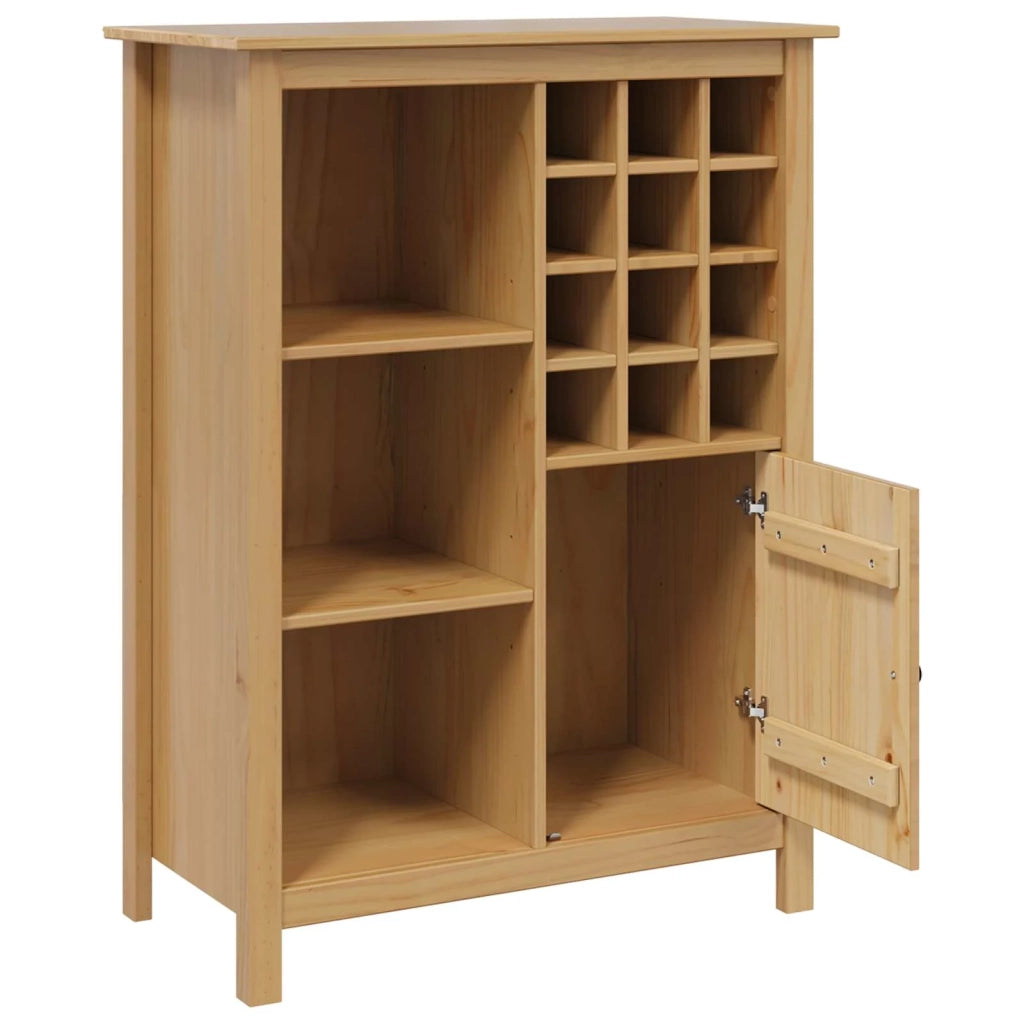 Mobile per vino HILL Marrone miele 79.5 x 40 x 107.5 cm CFW8134477