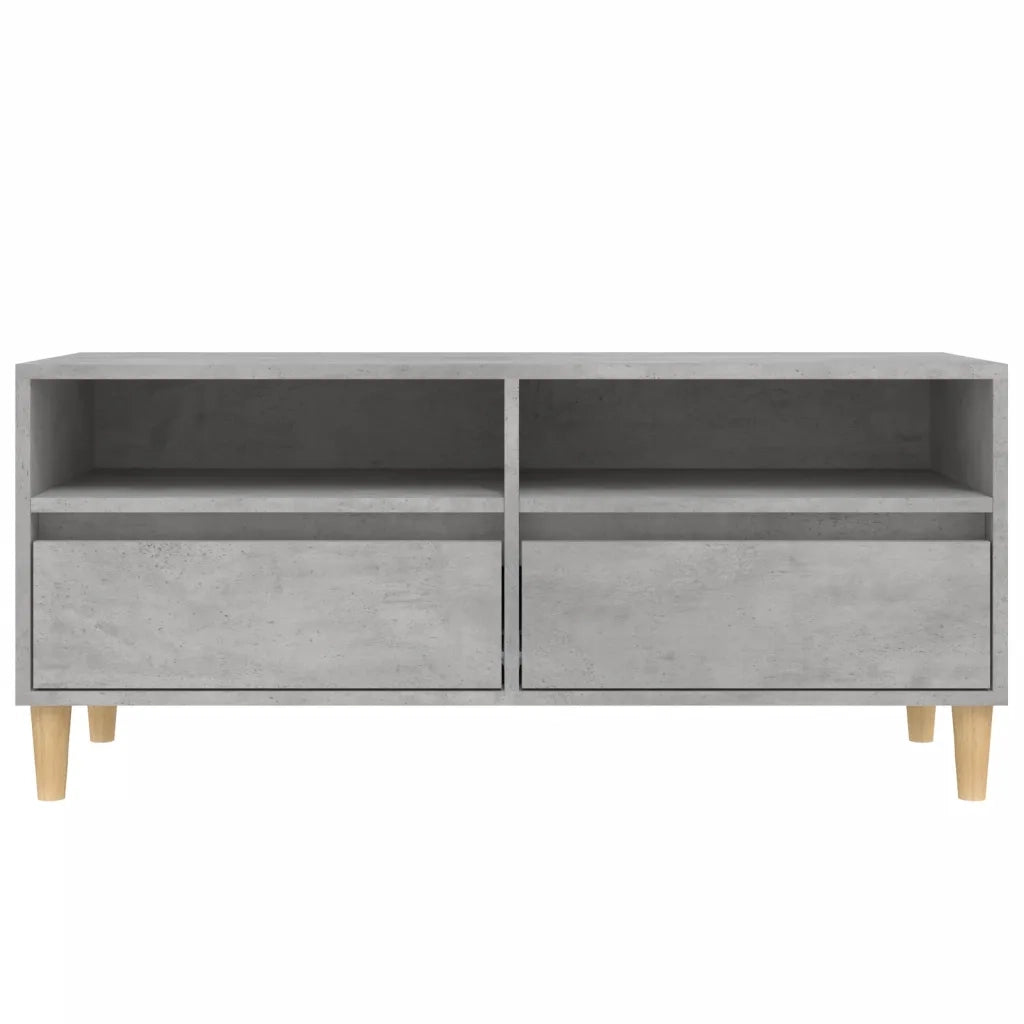 Mobile per TV | Armadietto TV | Mobile Porta TV Grigio Cemento 100x34,5x44,5 cm Legno Multistrato