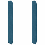 Orecchia della Testata Blu 80 x 16 x 4 cm Velluto CFW3595530