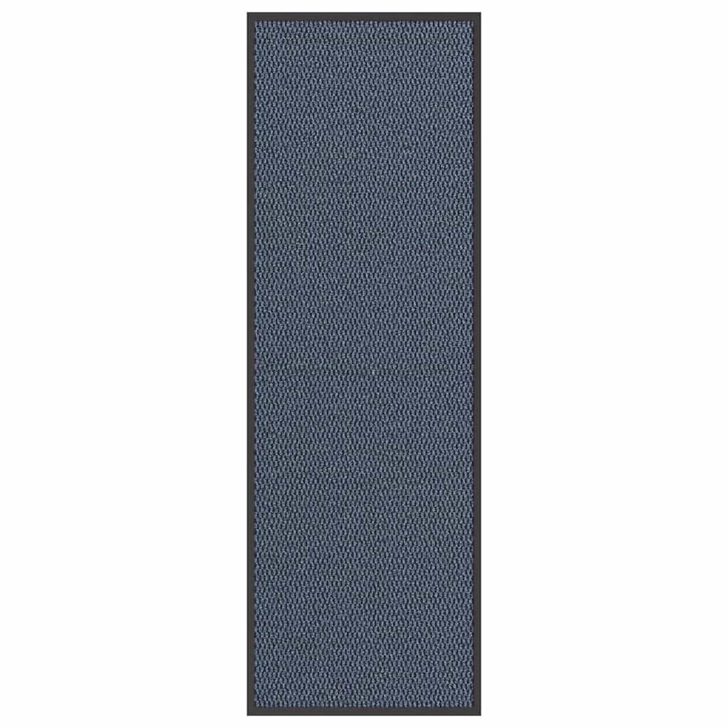 Zerbino antiscivolo per interni/esterni 60 x 180 cm assorbe acqua e sporco atmosfera accogliente blu PP 02_0058118