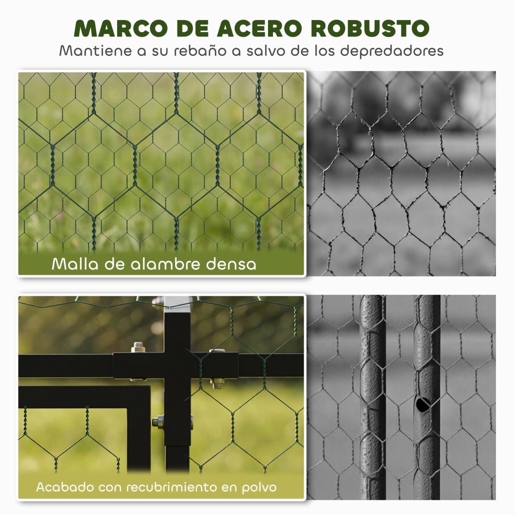Pollai per Giardino ¨C Zephmum ¨C Nero 300x100x100 cm