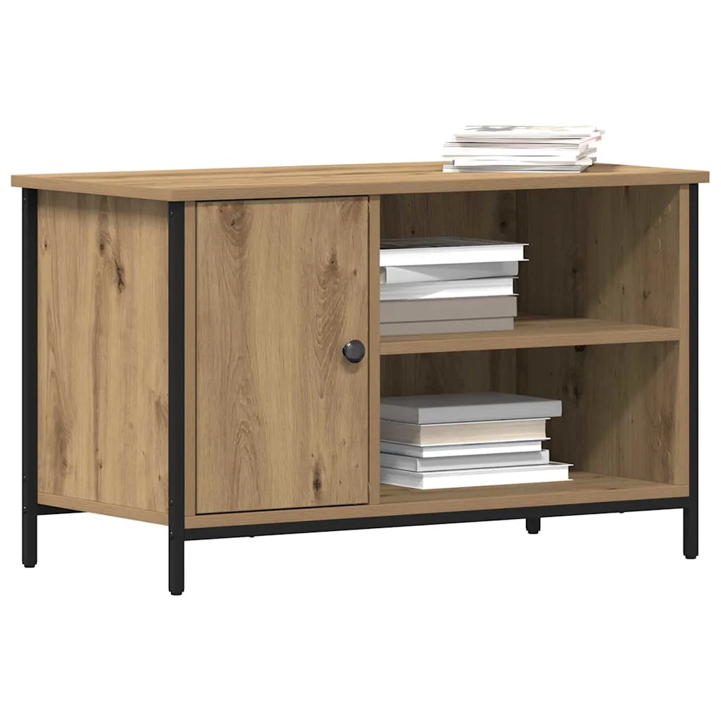 Mobile TV-Credenza per TV-Console TV rovere artigianale 80 x 40 x 50 cm Legno multistrato