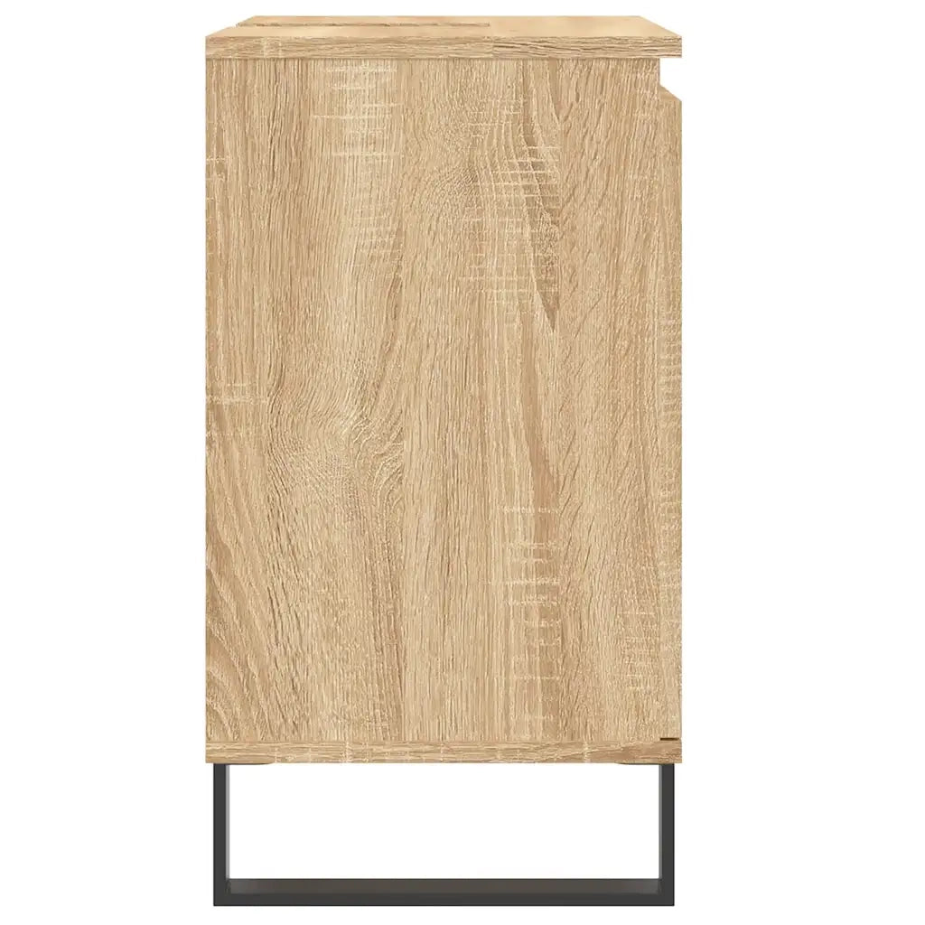 Mobile da Bagno | Armadio da bagno Rovere Sonoma 58x33x60 cm in Legno Multistrato