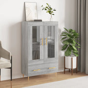 Credenza-Buffet-Armadio da cucina Grigio Sonoma 69,5x31x115 cm in Legno Multistrato 818581