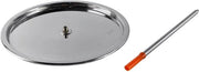 Spiedini per Barbecue in Acciaio Inossidabile - Verticale - Spiedo per Pollo - Spiedo per Carne - Utilizzo Multiplo - 21 x 20 cm - Spiedino per Griglia