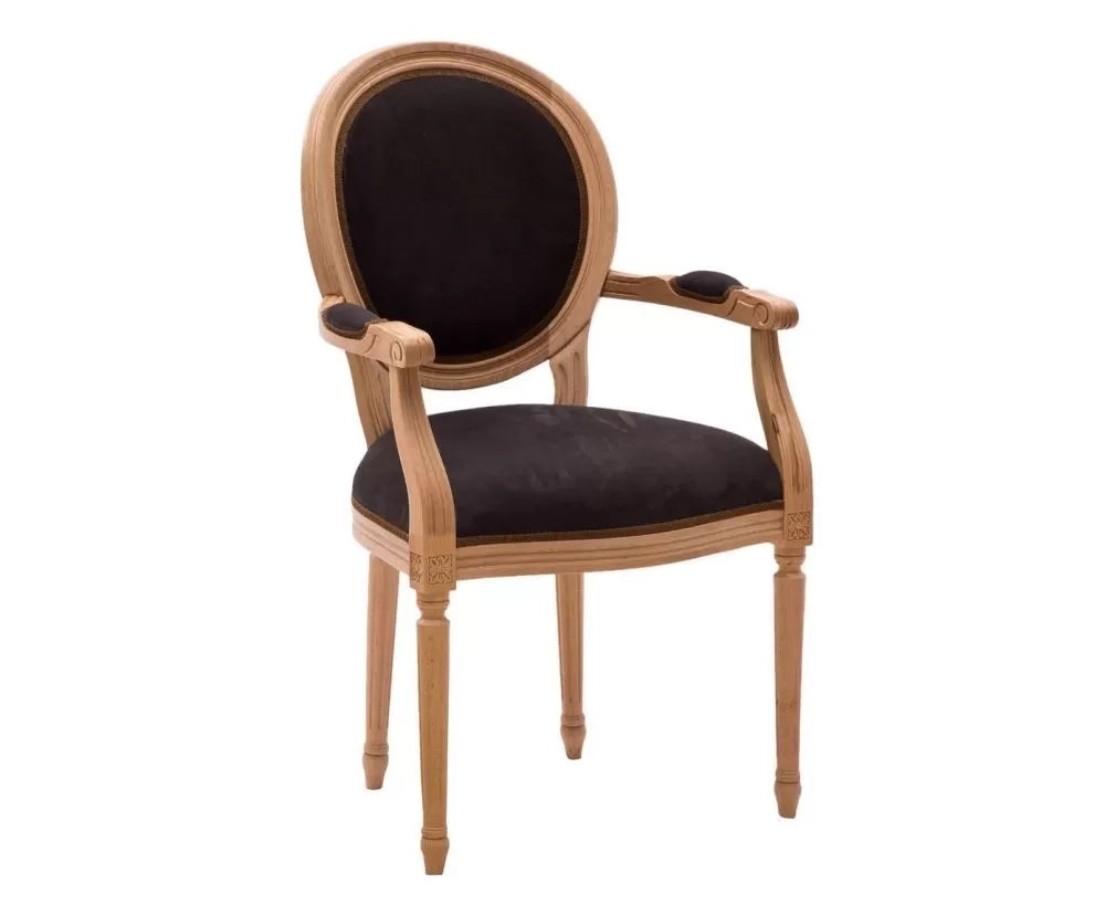 Capotavola classico legno imbottito velluto nero 50x47x100 - Mobili 2G