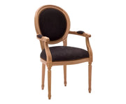 Capotavola classico legno imbottito velluto nero 50x47x100 - Mobili 2G