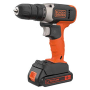 TRAPANO AVVITATORE A BATTERIA 'BCD001C1-QW' 18V - 1,5 ah Ioni Litio  - BLACK DECKER