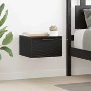 Armadio da Notte con cassetto 2 pcs Rovere Nero 34 x 30 x 20 cm 880814
