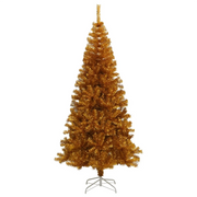 Albero di Natale Artificiale con Supporto Oro 180 cm PET 321010