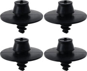 Clip di fissaggio per pavimento - Auto-accessori - Nero - Passat, New Beetle, Golf - Set da 4 pezzi