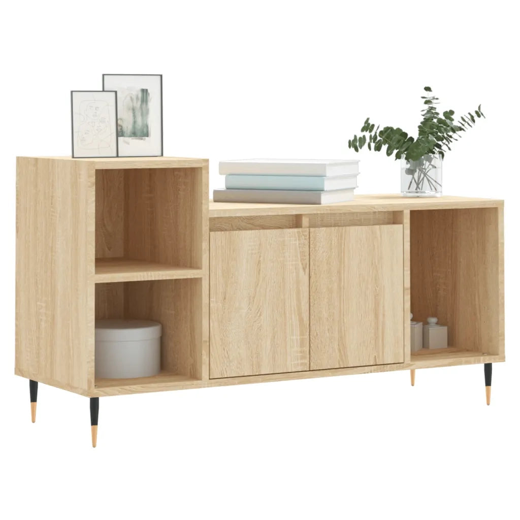 Mobile per TV Rovere Sonoma 100x35x55 cm Legno Multistrato 831311