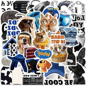 Sticker acqua resistente - Design estetico - Set di 90 pezzi di adesivi in vinile per laptop, snowboard, valigetta, album, skateboard, bagaglio