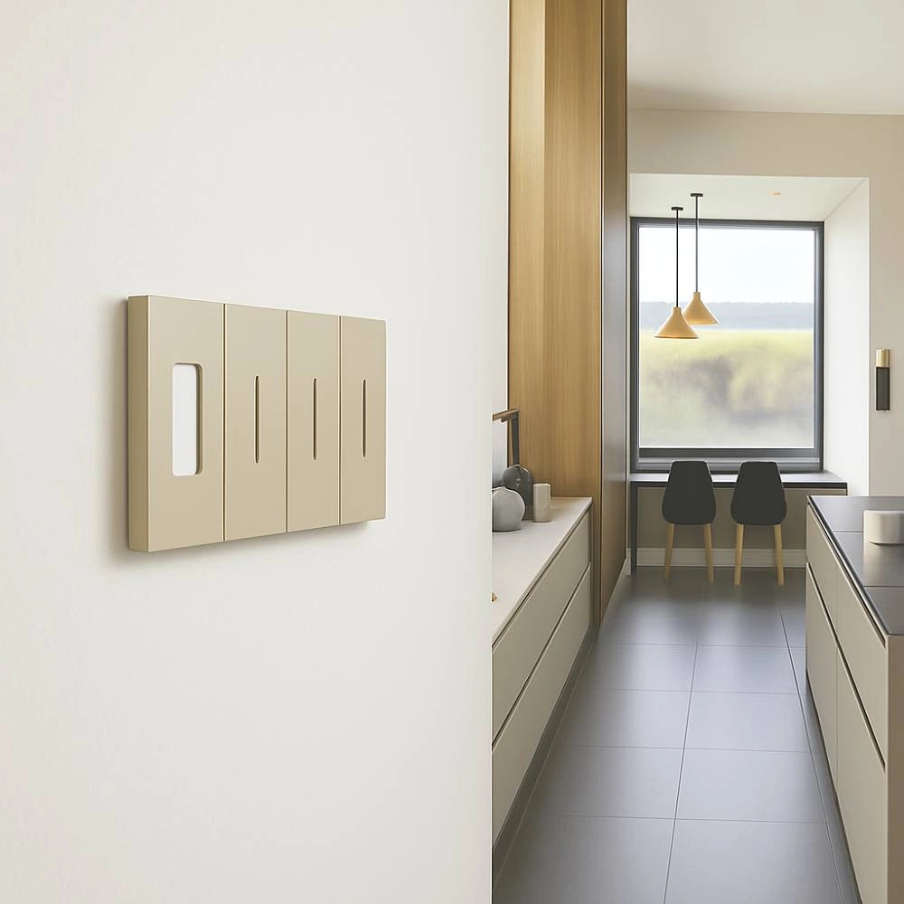 Bticino living now cover per prese e interruttori moderni *** colore sabbia, confezione 1