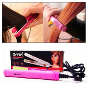 Trade Shop - Mini Piastra Per Capelli In Ceramica Portatile Viaggio Comoda Borsa 150° Gm-2923 -