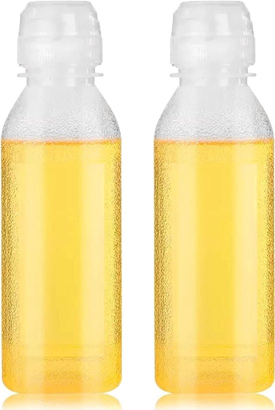 Set di 2 flaconi di 300 ml per olio d'oliva e aceto - Dispensatore di olio d'oliva - Dispensatore di olio d'oliva e aceto - Oliera con scala - Adatto per BBQ, cucina, cucina