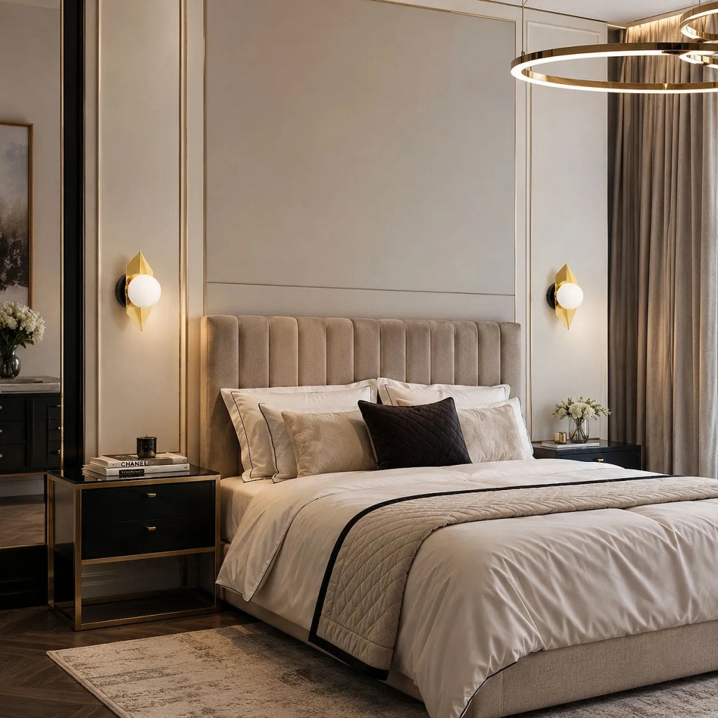 Lampada Da Parete App1411-w Black Gold