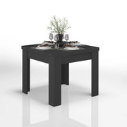 WHOUS Tavolo allungabile Jesi ideale per 6-8 persone colore antracite opaco 90/180x90x75 cm