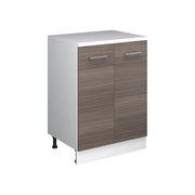 Mobile per mansarda Rion Grigio nobile/Bianco 60 x 83.8 cm senza inclinazione con 2 ante Vicco