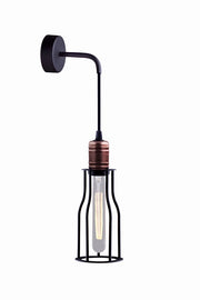 Applique industriale Nowodvorski Workshop nero/rame E27 6605