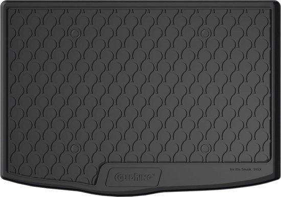 Porta Bagaglio compatibile con Kia Stonic 10/2017- (pianale basso) - Copertura Porta Bagaglio in Gomma per Auto