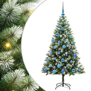Albero di Natale | Decorazioni natalizie artificiale a cerniera con neve fioccata