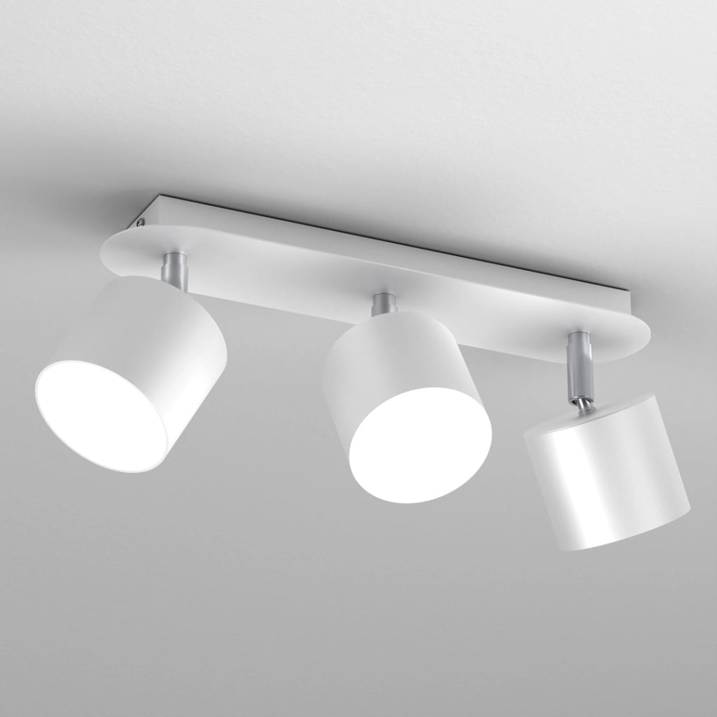Plafoniera Milagro DIXIE bianca 3 luci LED GX53 20W