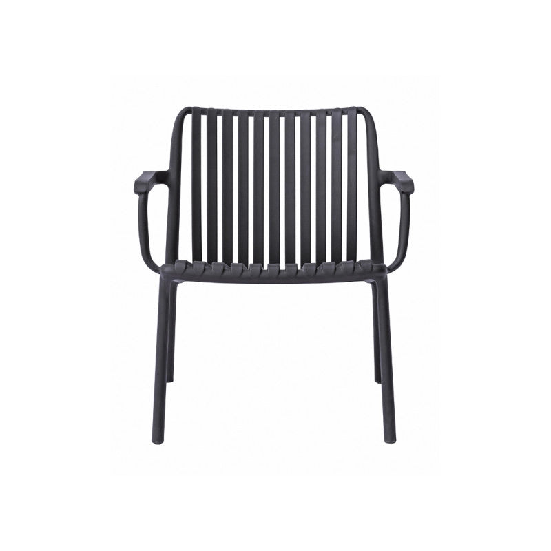 Poltrona Balcony Set Valencia Resina Antracite Moia
