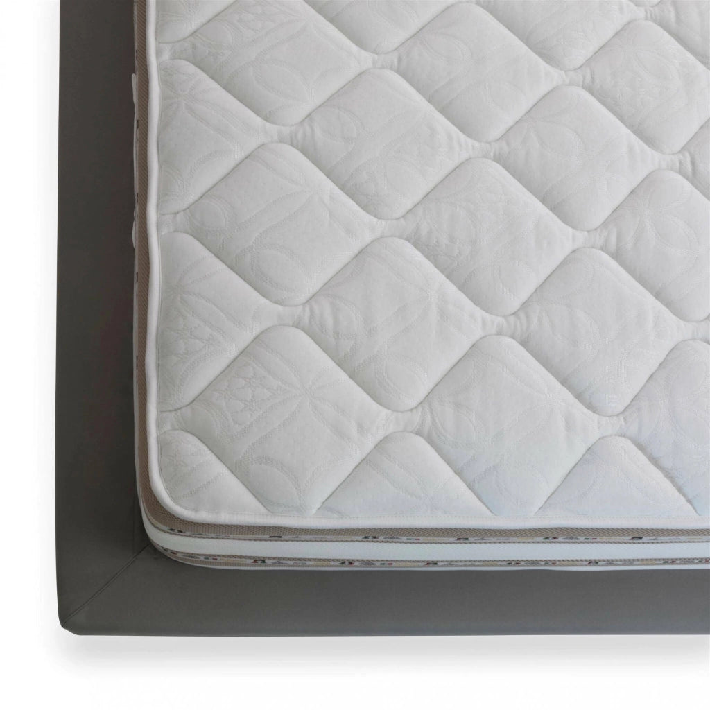 Aksi, Materasso Singolo Sfoderabile Made in Italy, 190x90x27h cm Bianco