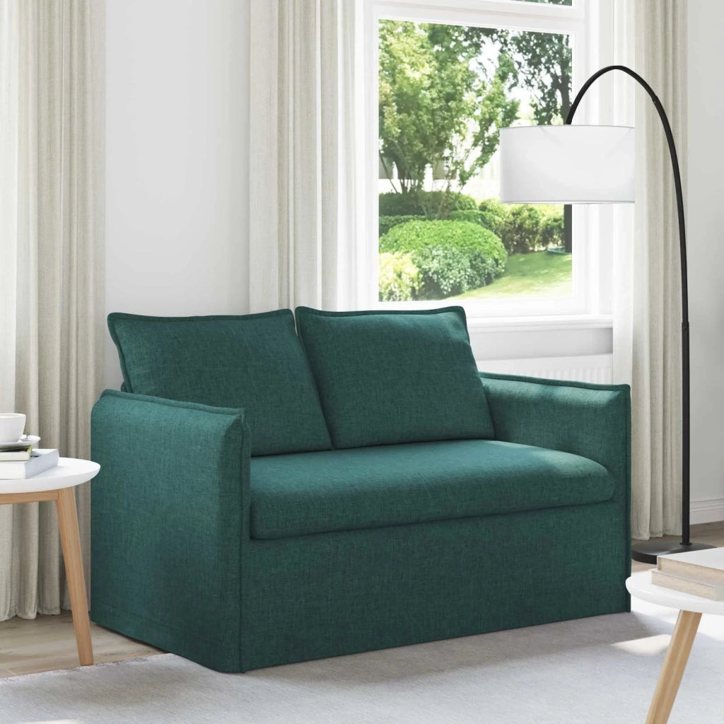 Divano Verde Scuro 136 x 82 x 85 cm Tessuto 42024514