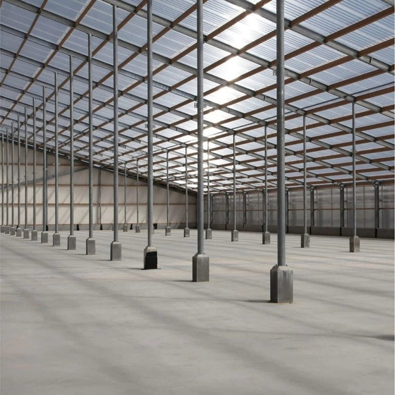 5 Lastra di Policarbonato Corrugato "SuperDur" GRECA 76/18 mm CLEAR 1060X2000mm con protezione UV