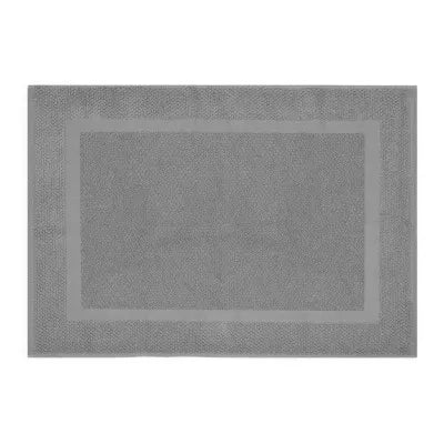 Tappeto scendi doccia 100% cotone colore grigio 45x65 cm