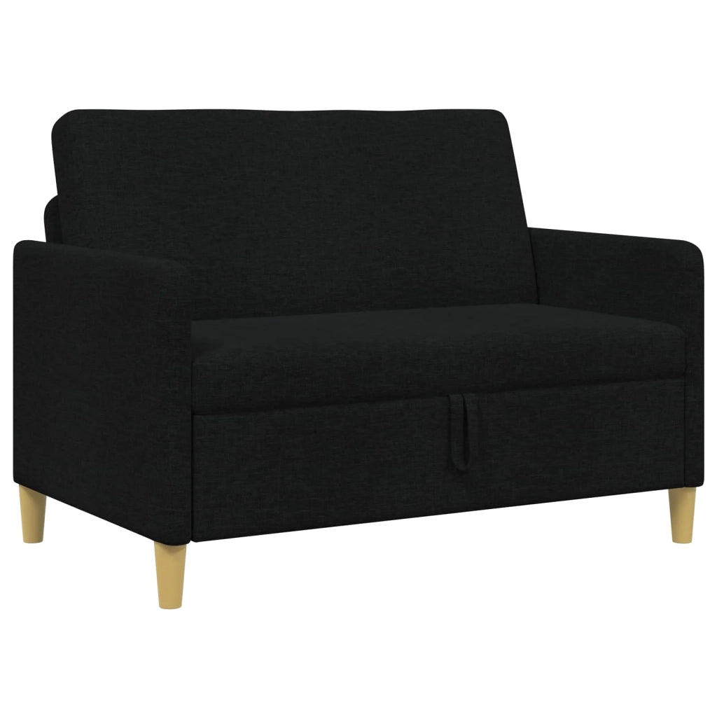 Divano con Storage Nero 122 x 78 x 87 cm Poliestere 42036893