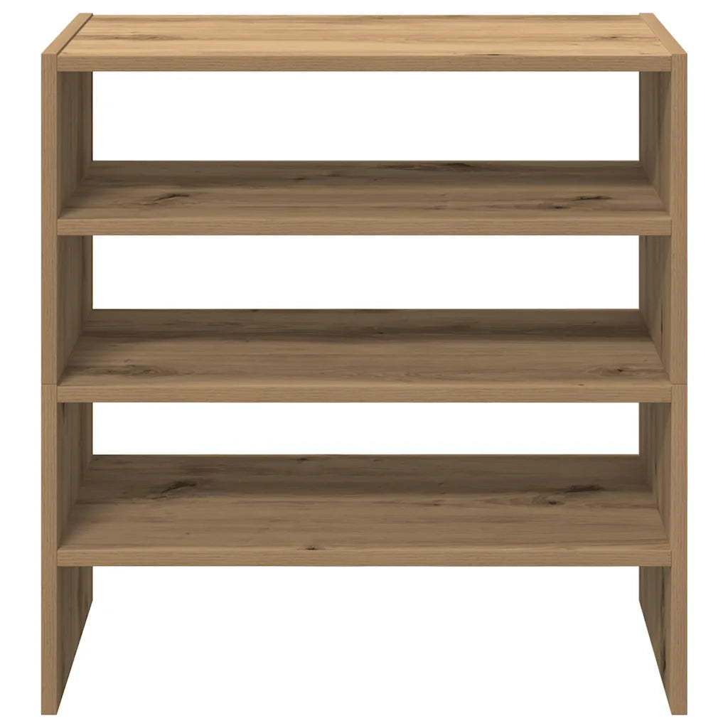 Scarpiere 2 pz Impilabili Rovere Artigianale 60x30x30,5 cm 858874