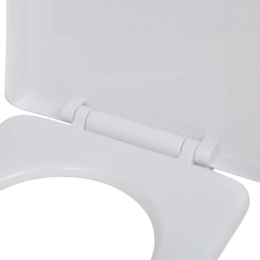 Set di due sedili per WC con coperchio in plastica bianca 02_0002956