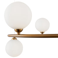 Lampada pendente Modern in Metallo Ring Ottone