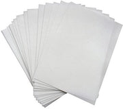 Papier per Waffle - Lucido Bianco - A4 - 50 Fogli - Spessore ca. 0,3 mm - Compatibile con Torta