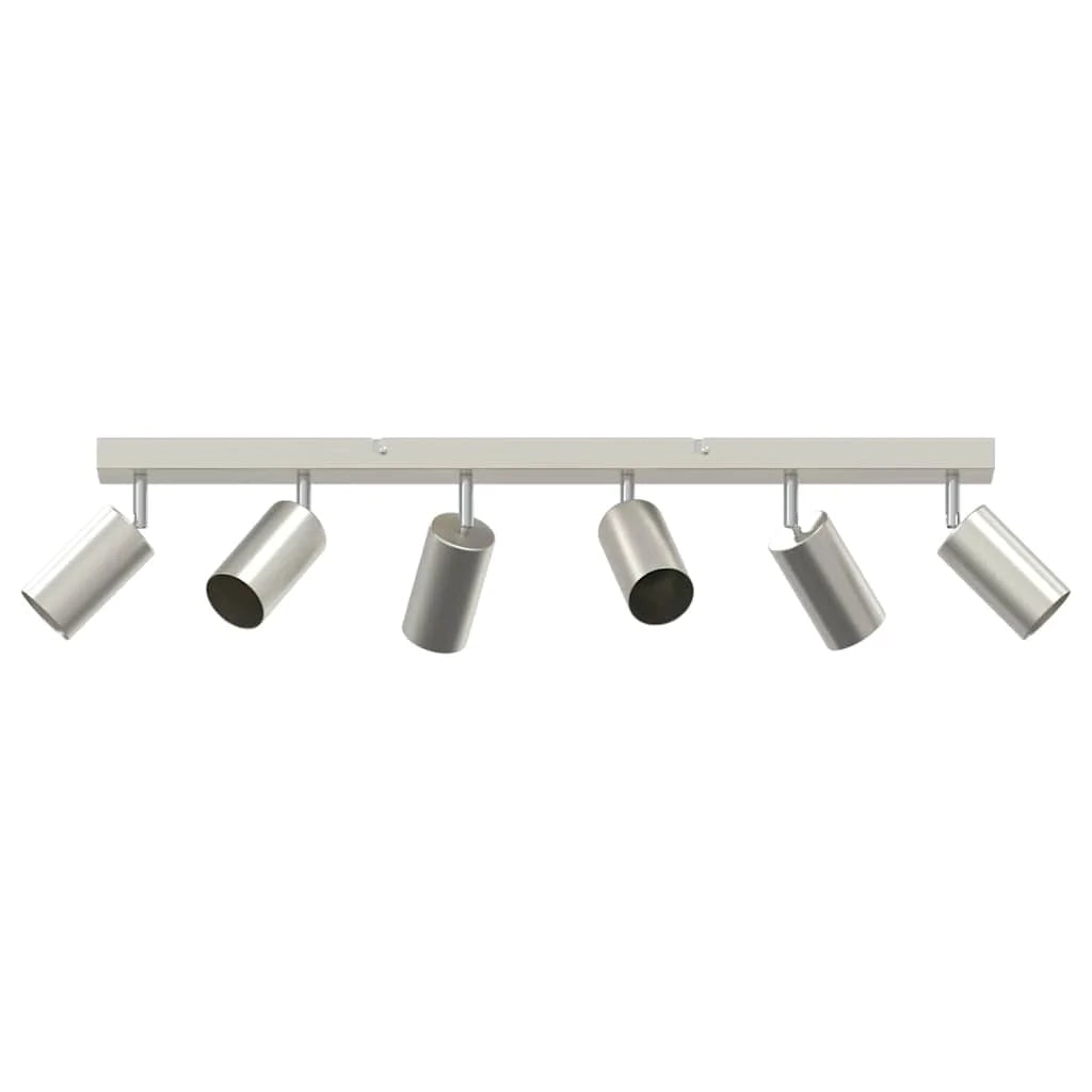 Faretto da soffitto moderno cilindrico direzionale 73 x 5,5 x 16,5 cm metallo nichelato 02_0058311