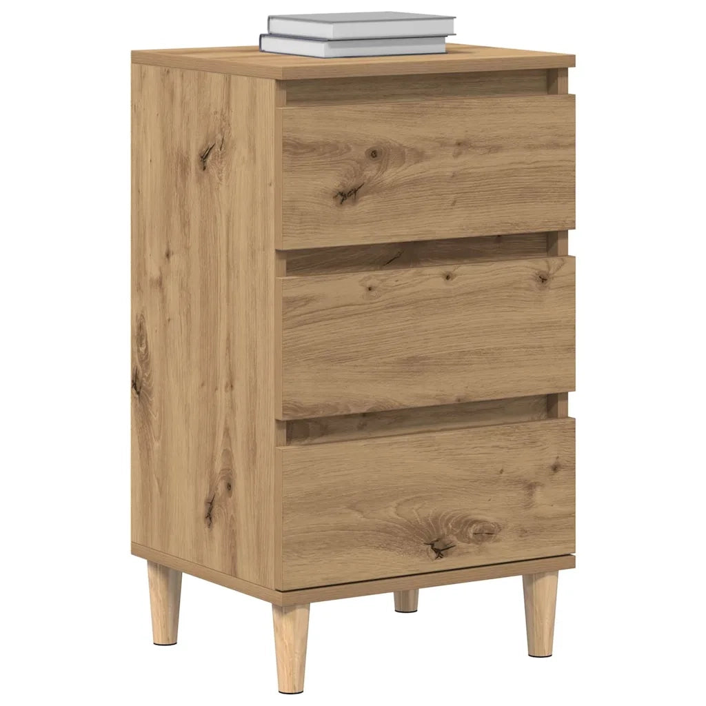 Armadio da Notte Rovere artigianale 40 x 35 x 70 cm 863428